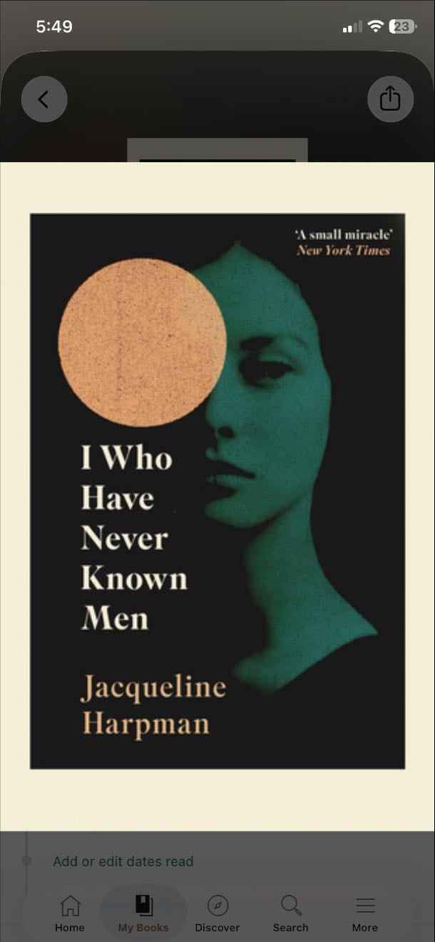 I Who Have Never Known Men
