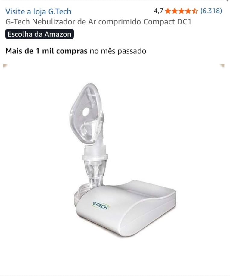 Nebulizador G-tech