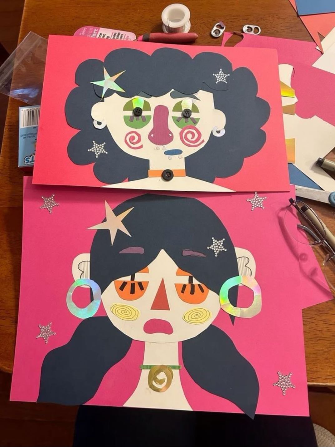 Paper portrait