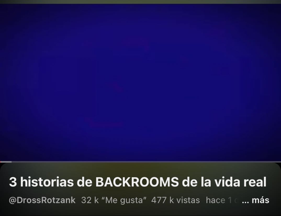 3 historias de backrooms de la vida real.