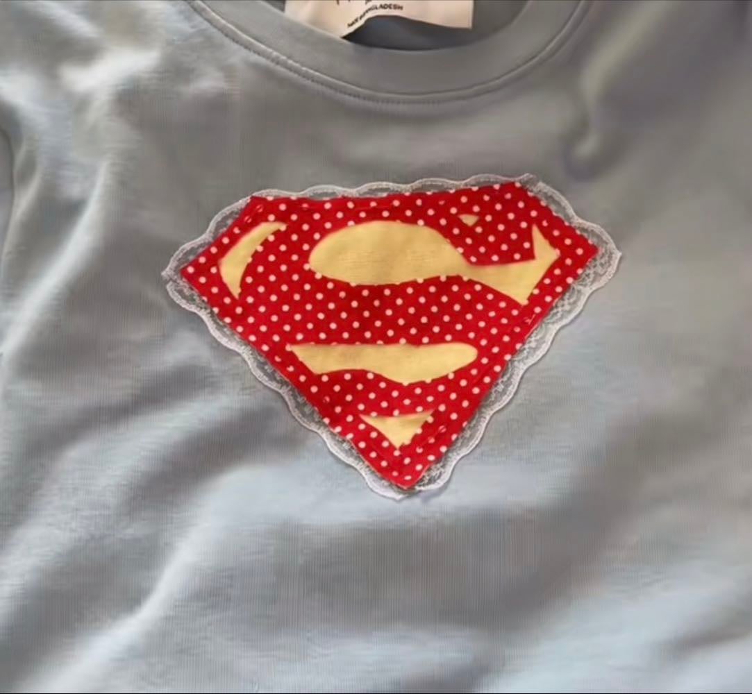 Superman patchwork shirt - libertymemphis