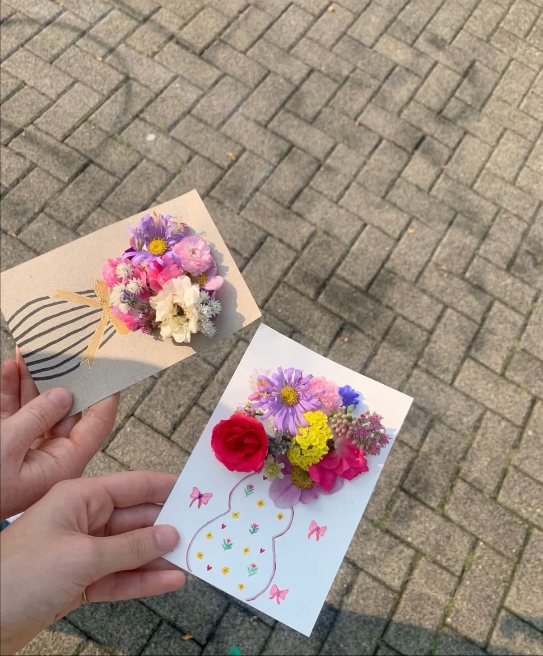 Walk and mini bouquet