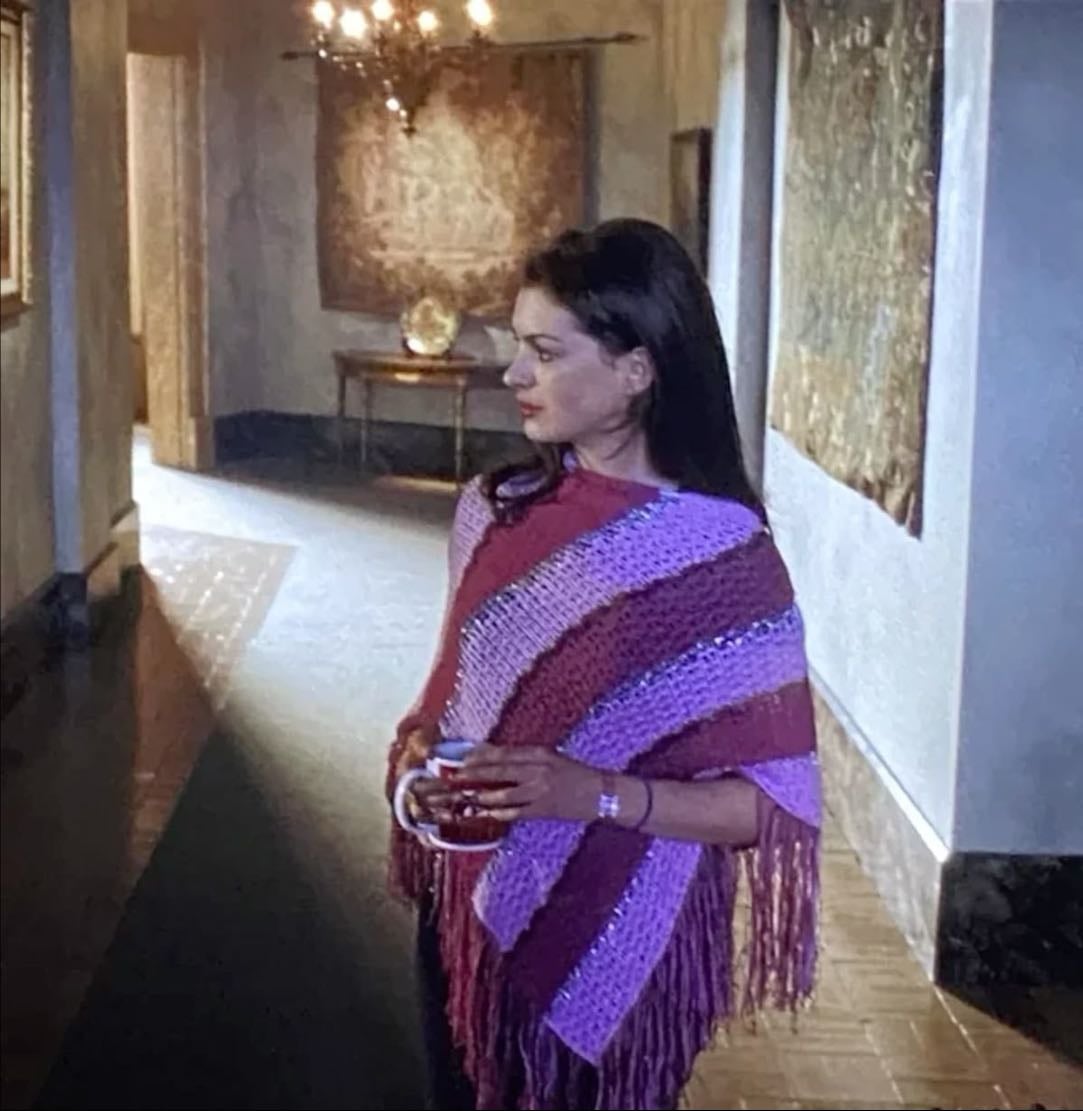 The princess diaries poncho