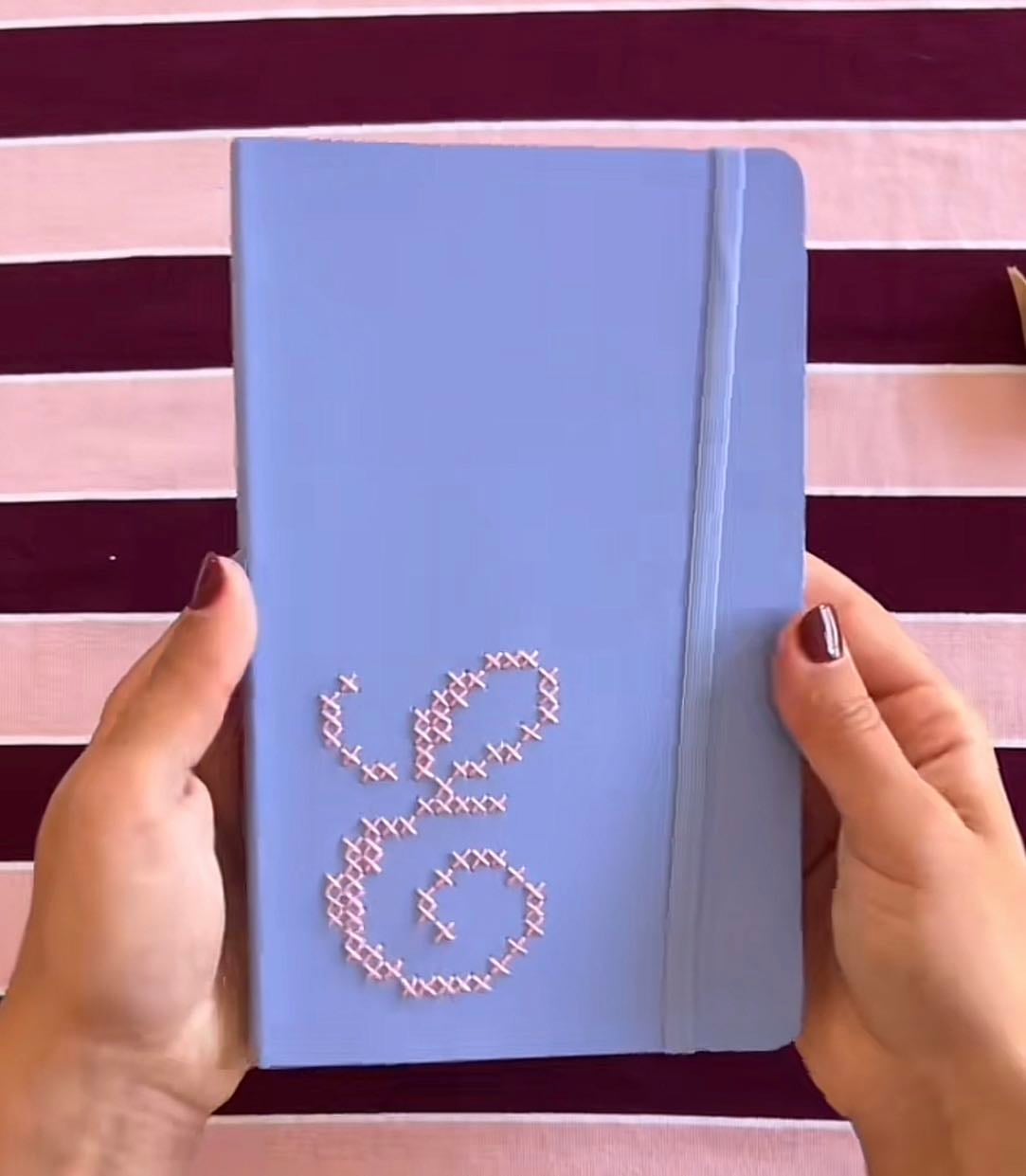 Cross stitch notebook - gettingcraftywithana