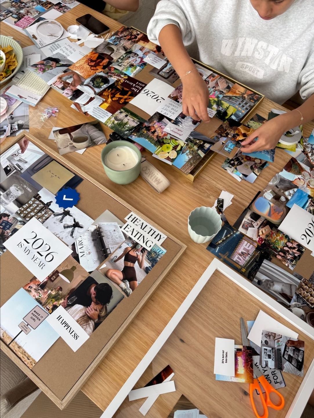 Making vision boards