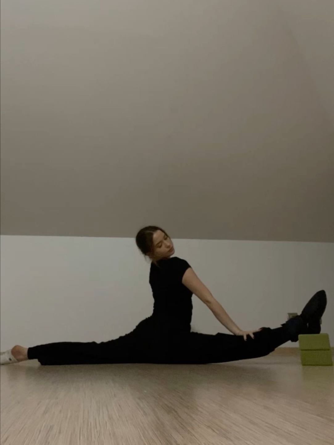Do the split with a higher leg