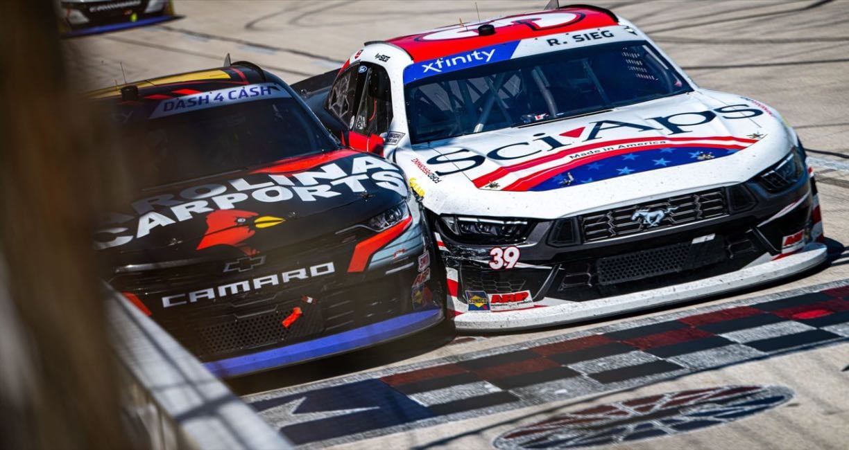 Texas - Closest finish in series history. Heartbreaker for Sieg trying to get first win. Great racing late. Sieg had lead and Mayer chased him down