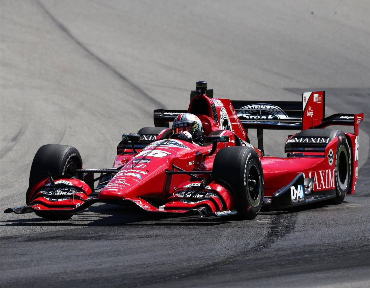 Mid-Ohio - Rahal's first win at home track. Some cautions fell at bad times to hurt points leaders like Montoya and Power. Dixon just off podium. Justin Wilson in 2nd