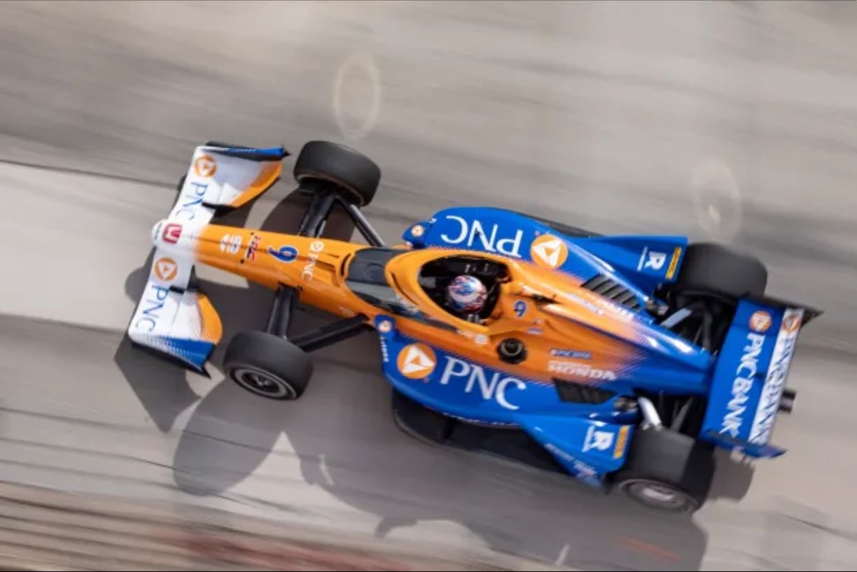 Detroit - Lots of wrecks with wet conditions. Lots of contenders struggle like Scott, Josef, Palou, Power. Dixon races clean. Ericsson, Armstrong on podium