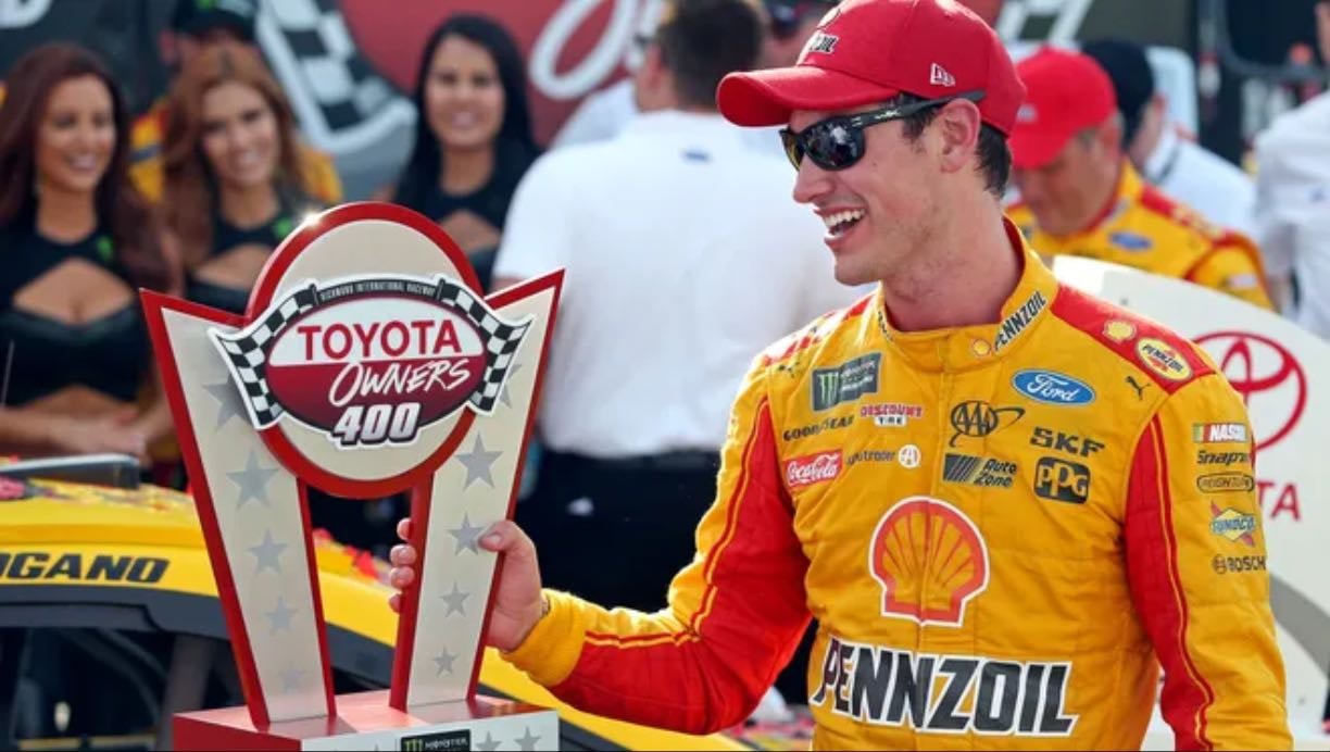 Richmond 1 - Logano's 300th start. He passed Larson with about 20 to go. But he failed inspection which ultimately cost him a spot in the playoffs