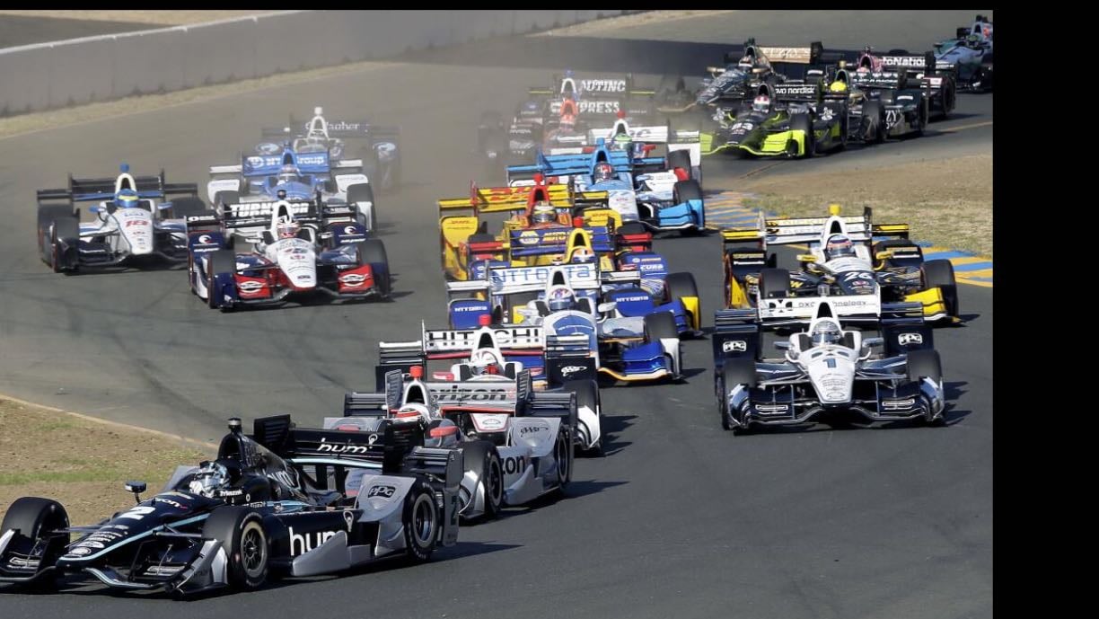 Sonoma - Josef wins title in debut season at Penske. He leads halfway then Simon takes lead after final pit. Josef doesn't push it and settles for 2nd with enough points