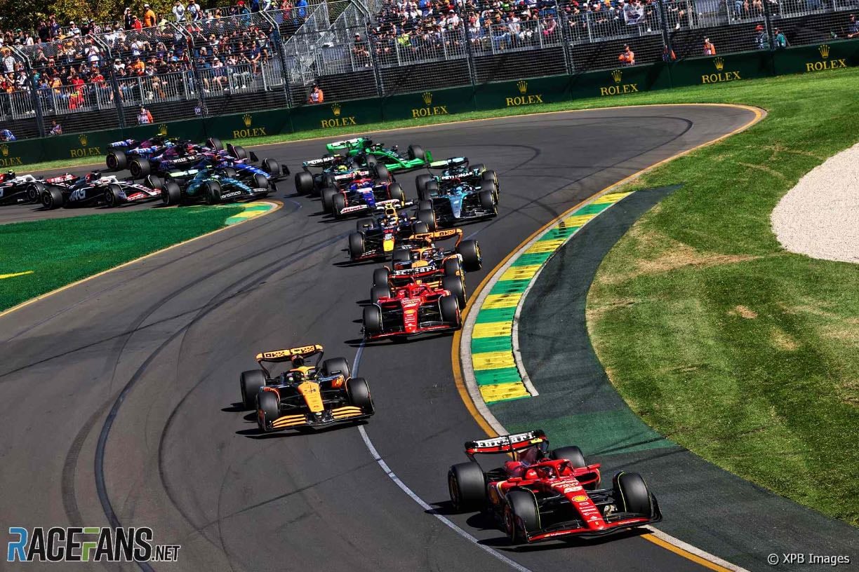 Australian Grand Prix - Max has early issues and goes out. Hamilton also out of race. Ferrari finishes 1-2, so it was good to have something different