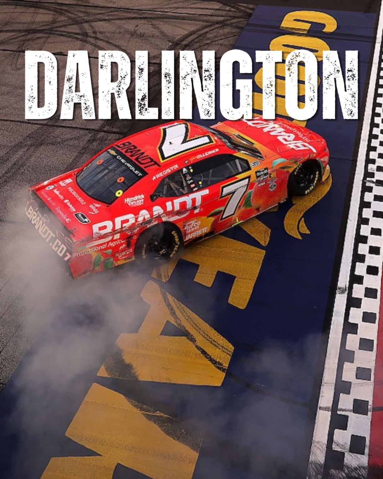 Darlington - Larson dominated first two stages but came out behind on last pit stop. Justin so good at Darlington and jumped out to lead and held it. Jones 2nd, Bell 3rd