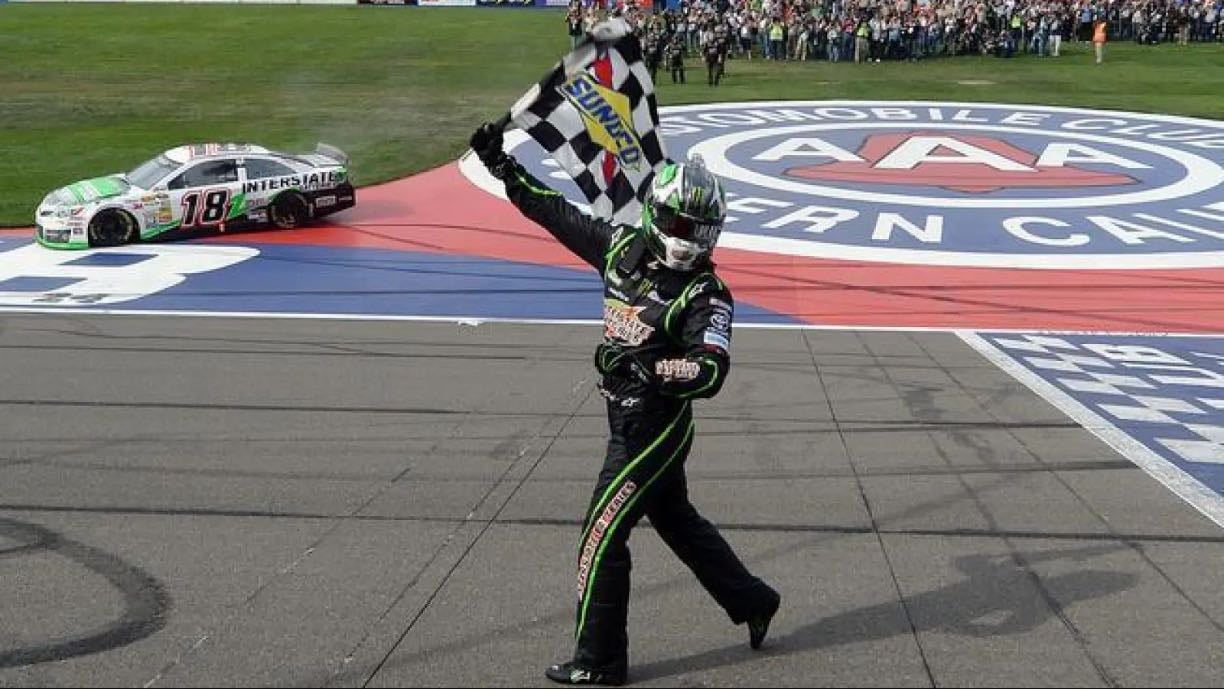 Fontana - Really bad. So many tire failures, including Johnson who dominated the race mostly but blows tire late. Late race restart and Busch bests Larson
