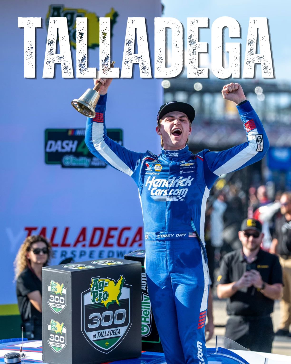 Talladega - Really good racing the entire race, so much better than Cup. Only downside it ends under yellow as Mayer wrecks then others. Day's first stock car win