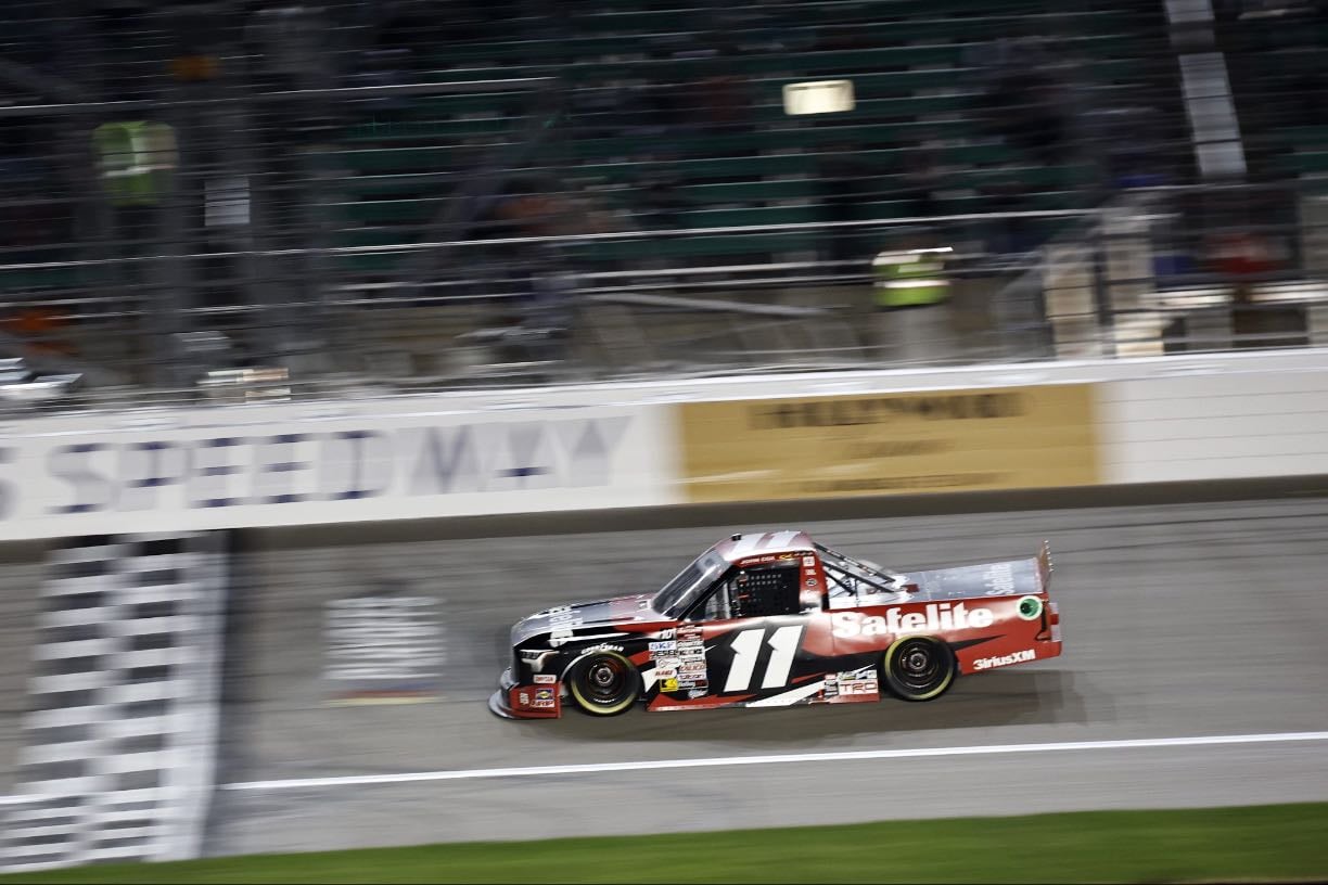 Kansas 2 - It was fine. Majeski is leading with a couple laps remaining and runs out of gas trying to stretch it. Heim was on fresh tires with fuel