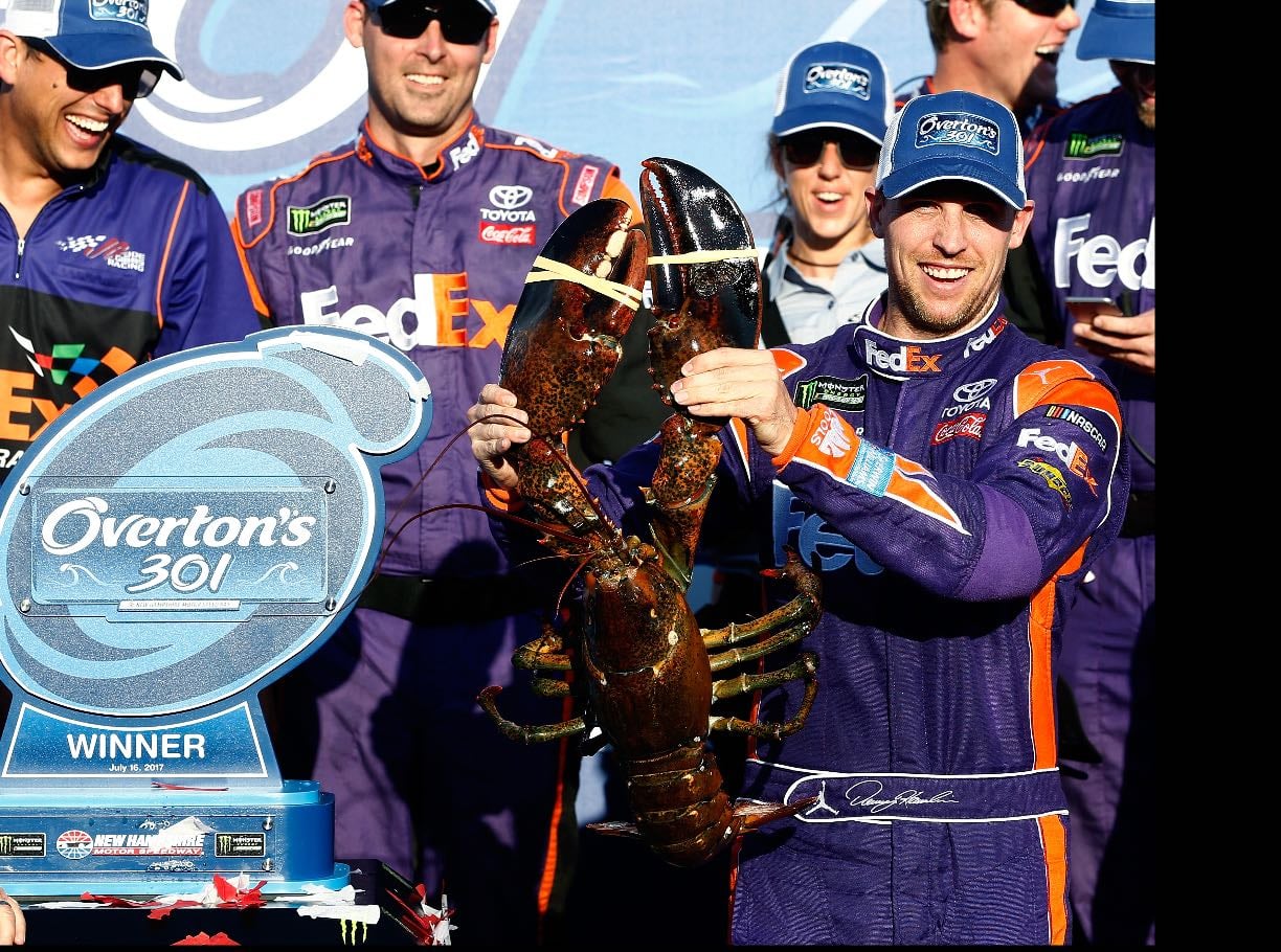 New Hampshire 1 - Denny passes Kenseth by getting under him from behind. Larson made hard charge at the end. Truex had good car and finished 3rd