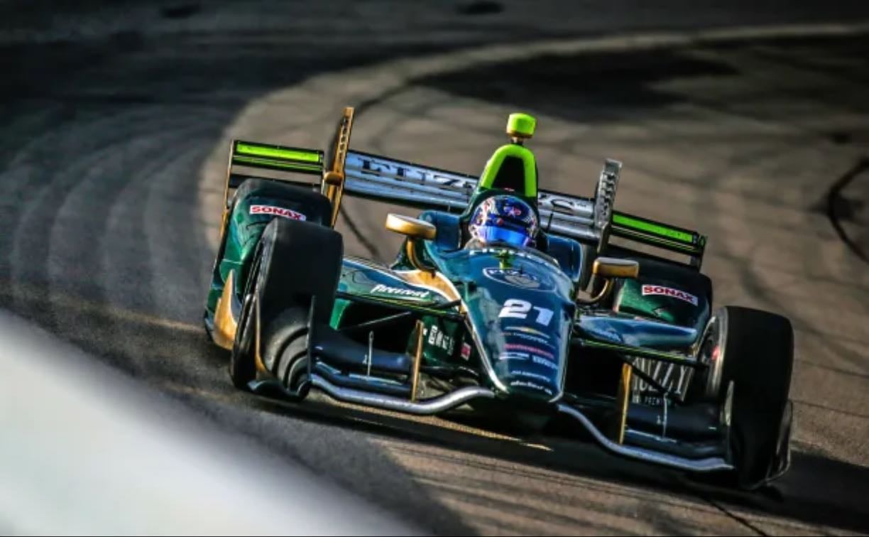 Iowa - Newgarden's first oval win. Just suffered broken wrist a month ago and dominated with an IndyCar record 282 laps led. Only five cars on lead lap