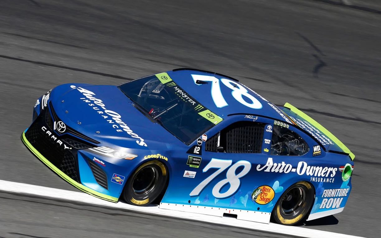 Charlotte 2 - Truex didn't have great car but improved in race and got by Harvick and Hamlin. He led 91 laps and survived two late restarts