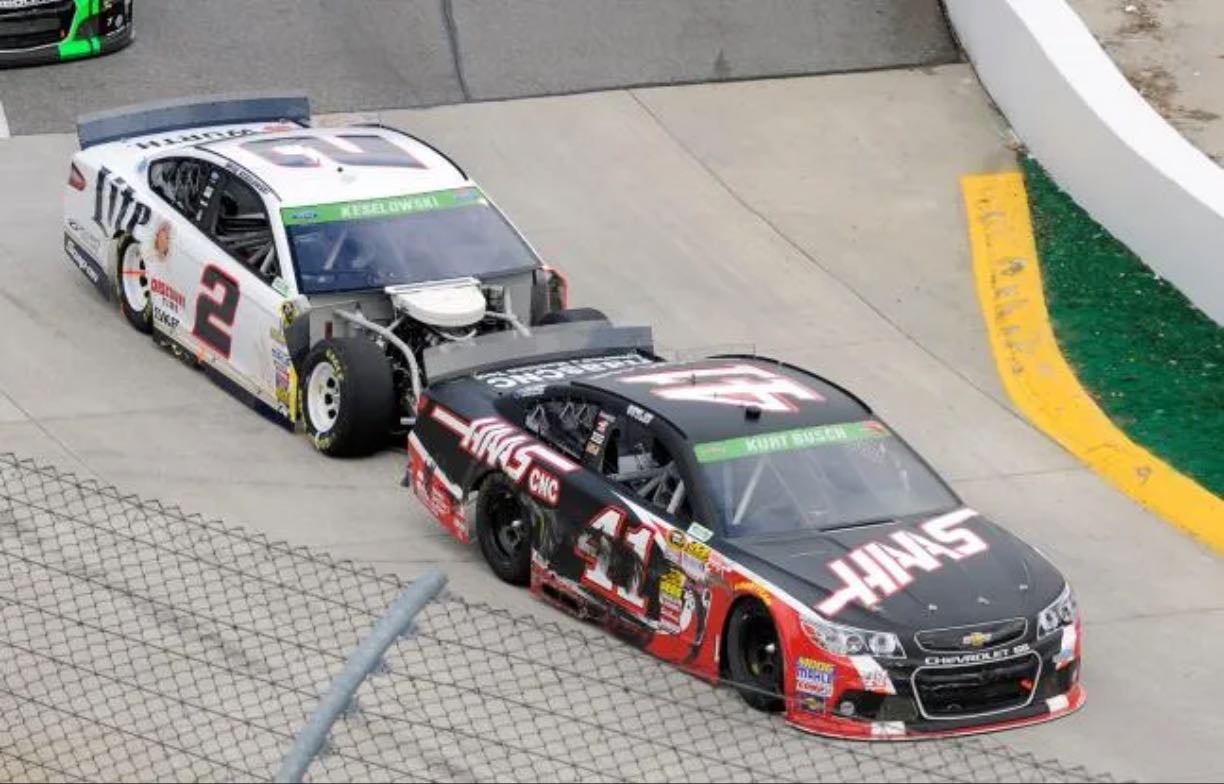 Martinsville 1 - Kurt has trouble early with Brad and says we're done. Great racing at the end with he and Johnson, with Kurt winning his first race in two years