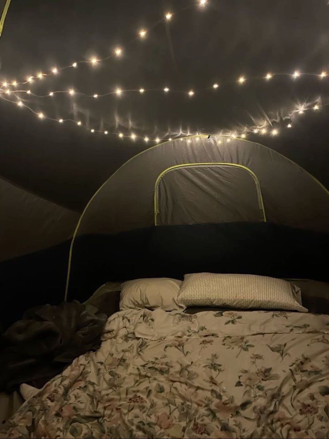 Campamento en el jardín - Pijamada con amigas al aire libre
