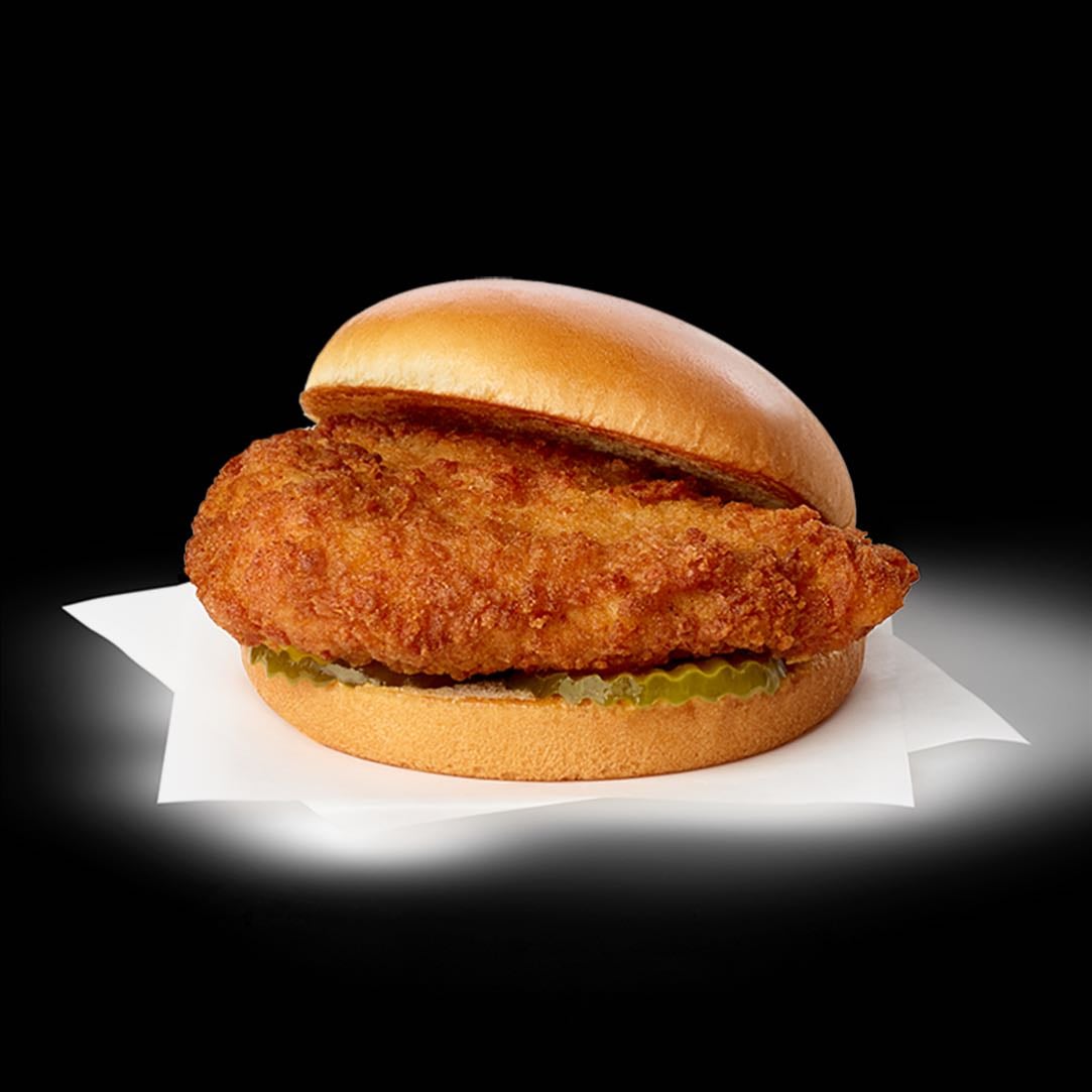 Chick filla chicken burger