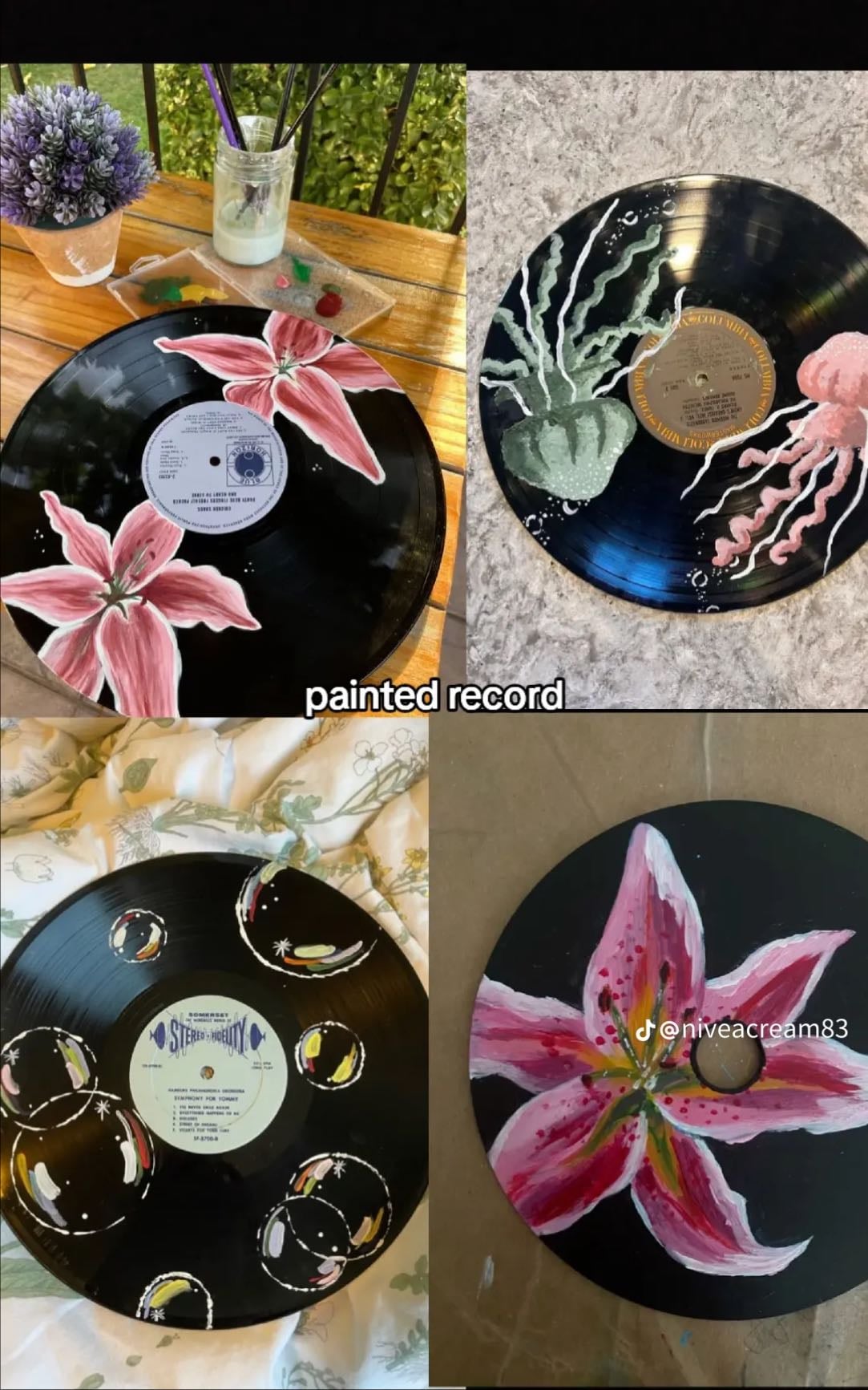 Painting on vinyls