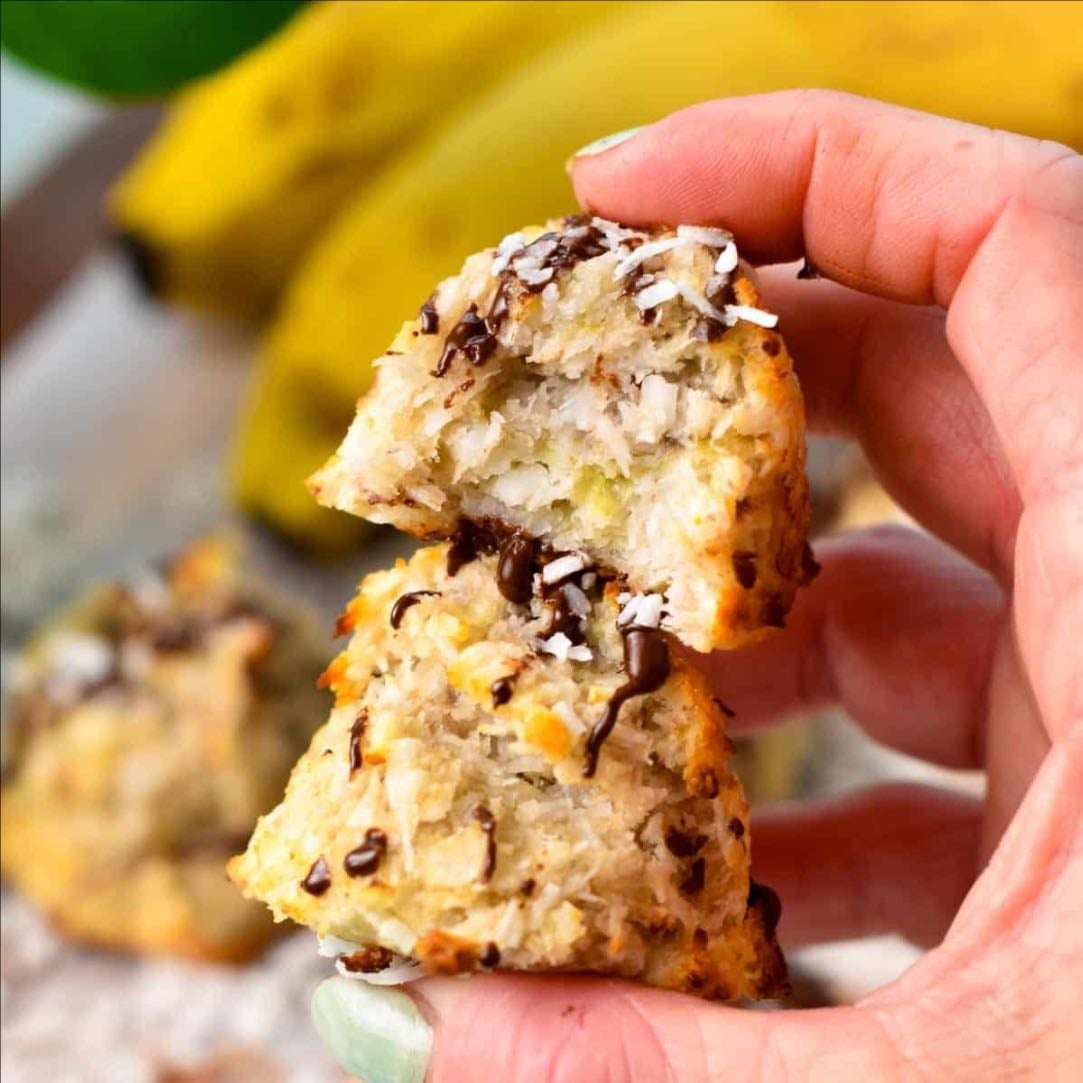 Coconut banana cookie