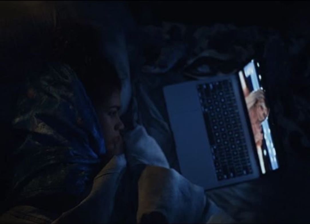 binge watching a tv show