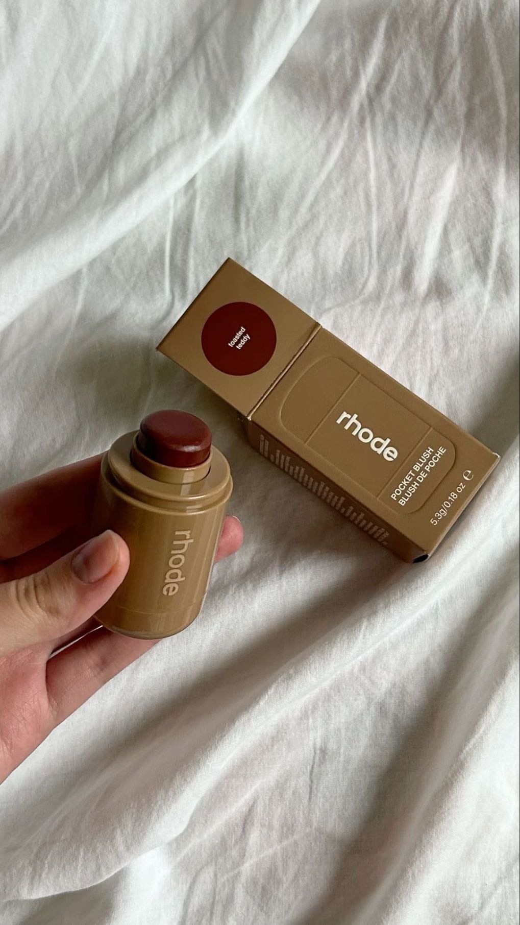 RHODE pocket blush - toasted teddy