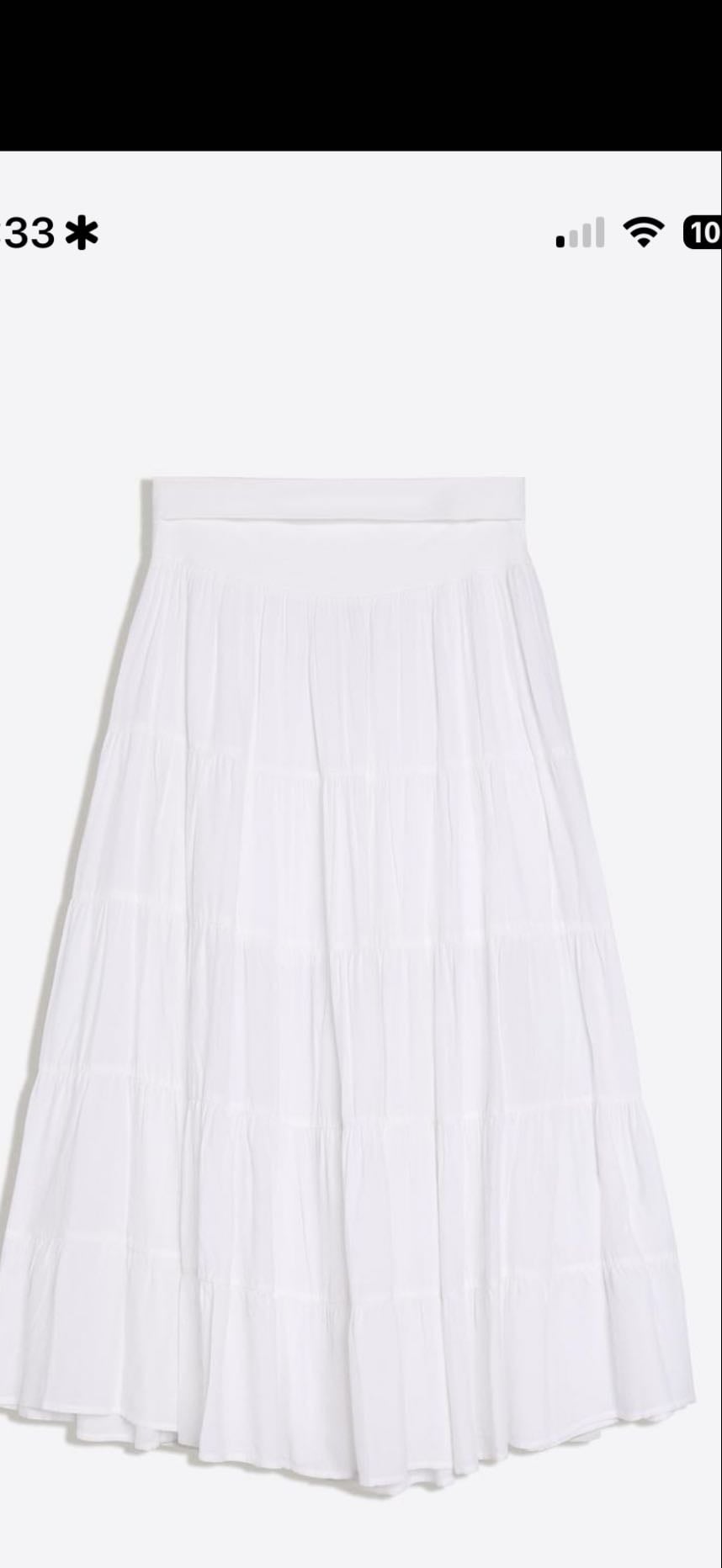 Falda blanca