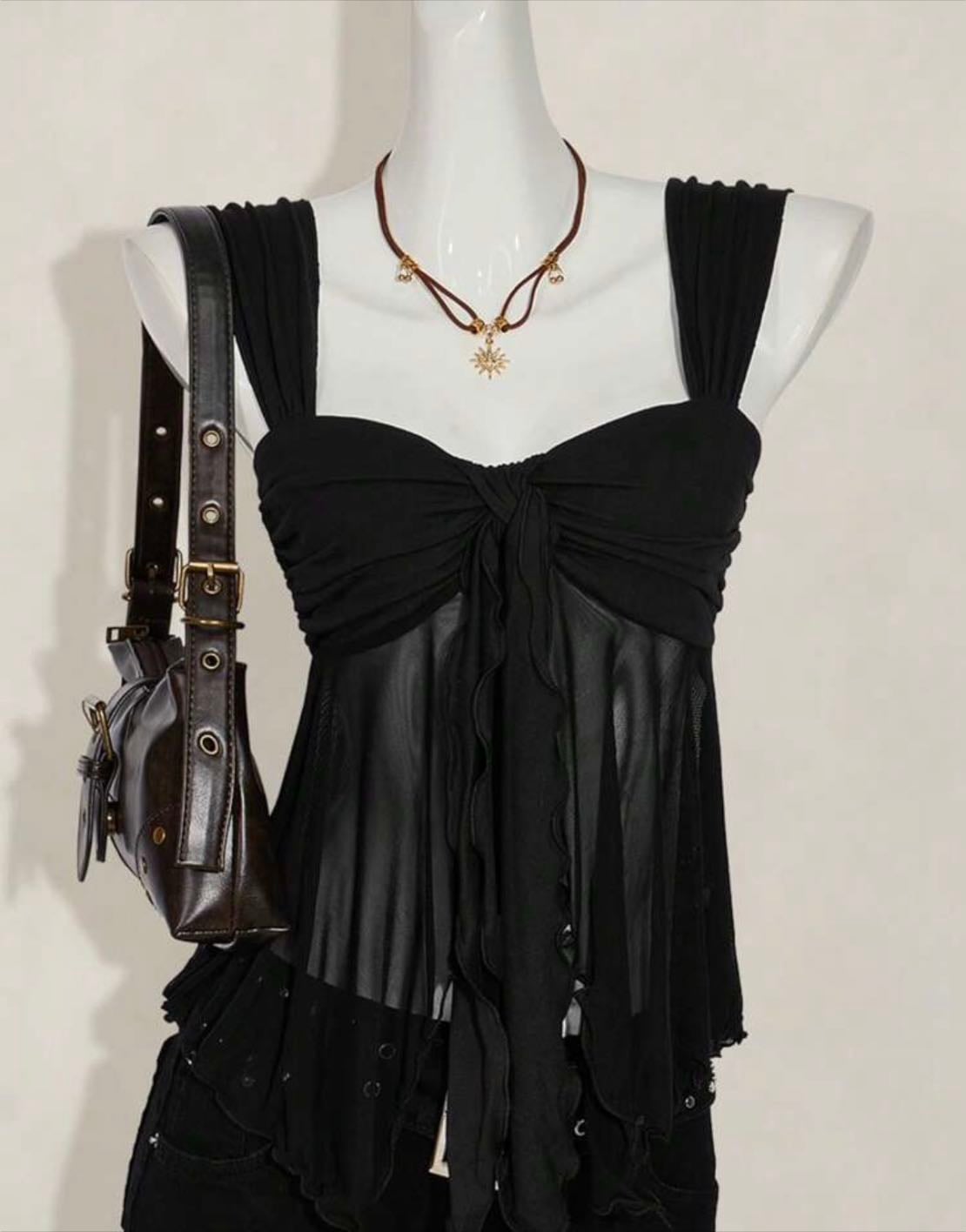 Top negro cute