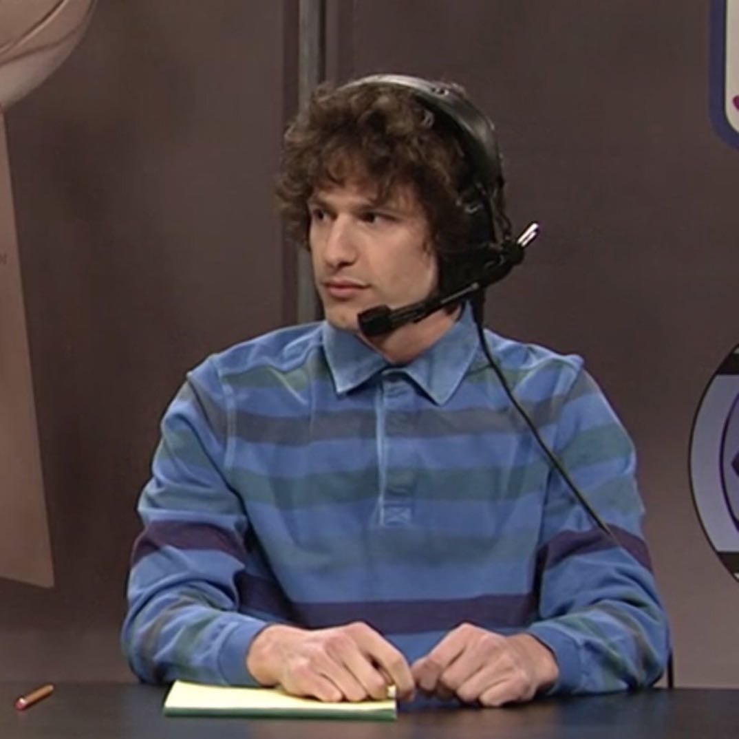 ٠࣪⭑ andy samberg ᝰ.ᐟ - — 47 𑣲⋆