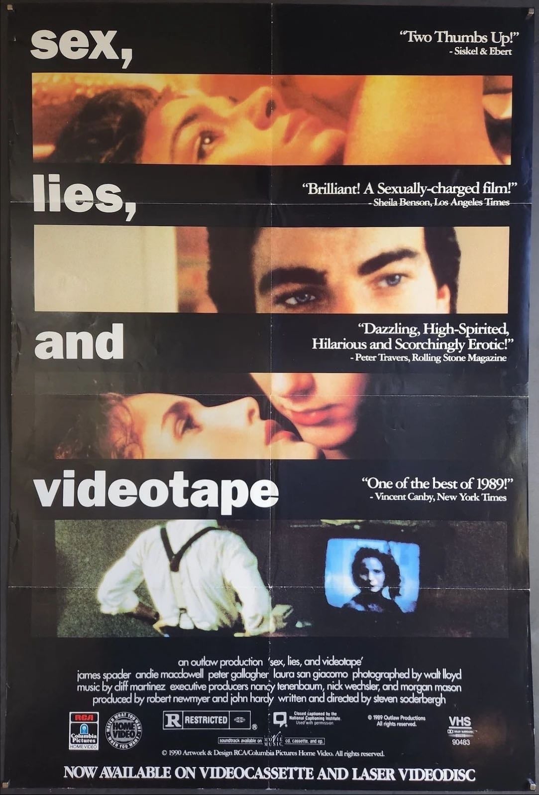 Sexo, Mentiras e Videotape - Steven Soderbergh · 1989