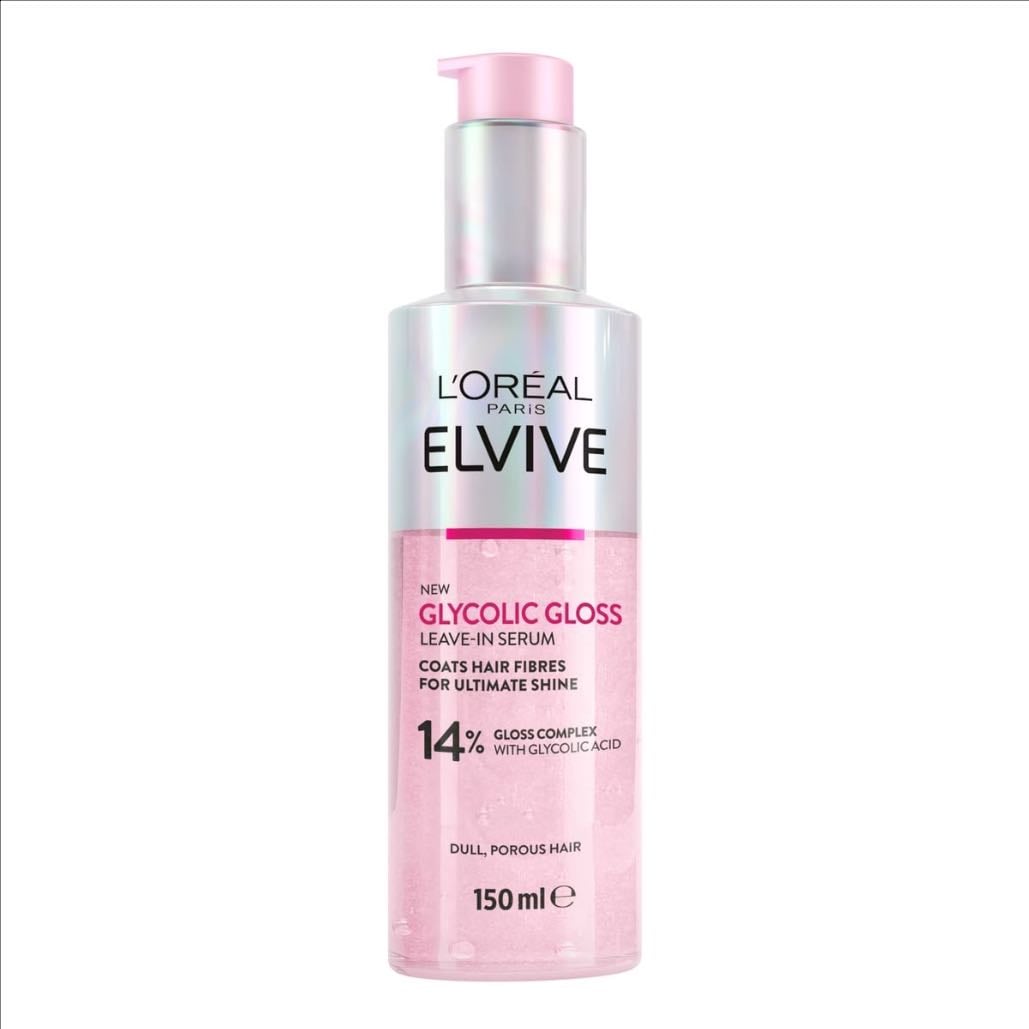 elvive glycolic gloss leave in serum