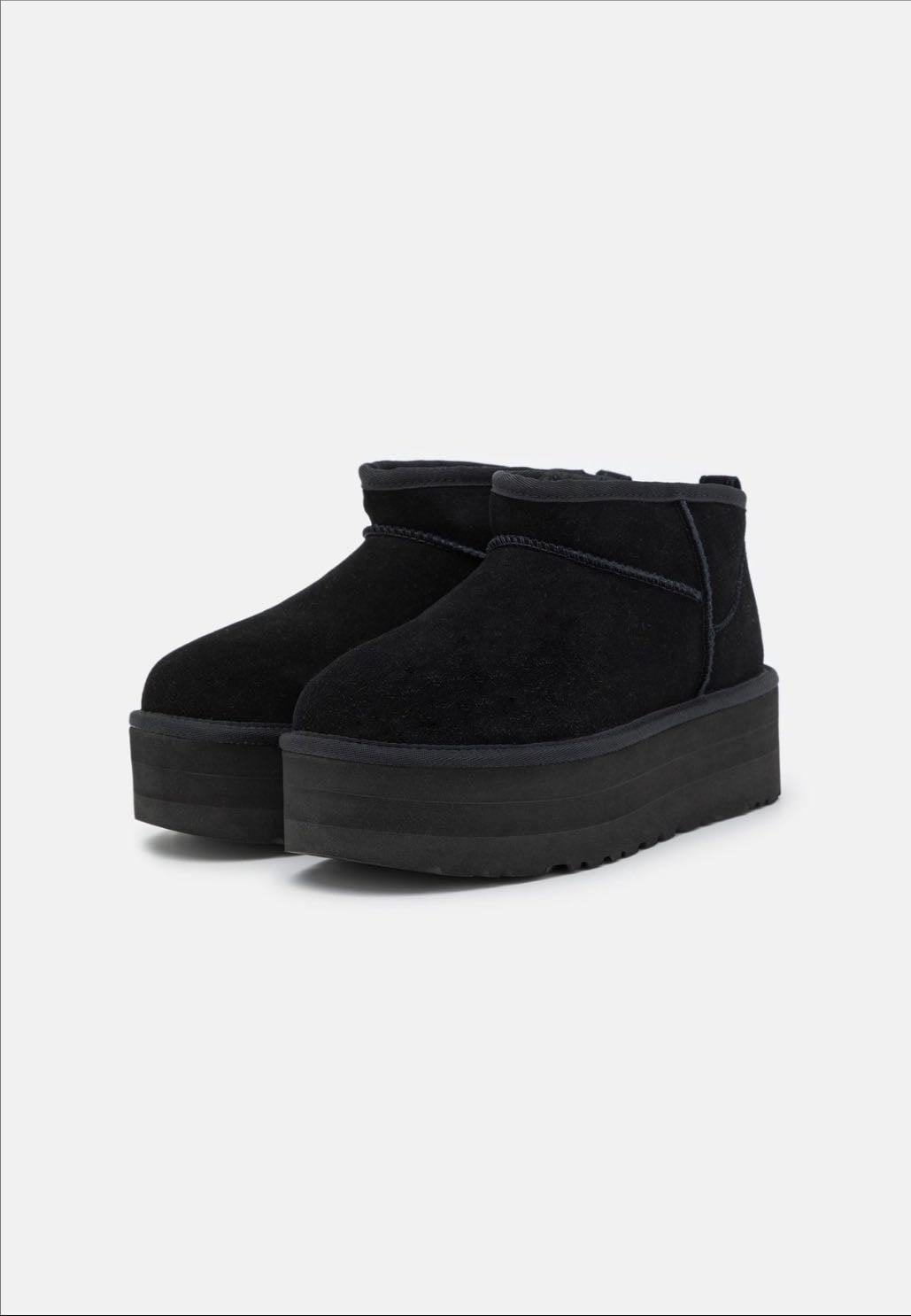 ugg classic ultra mini platform black