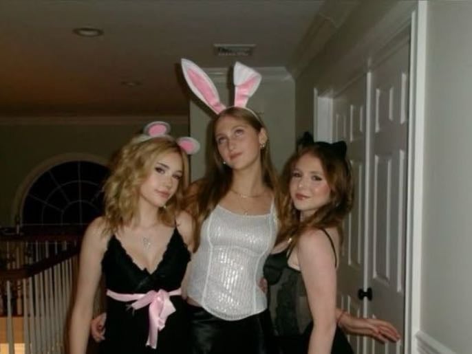 karen + gretchen + regina + cady - either the halloween outfit or the normal outfit