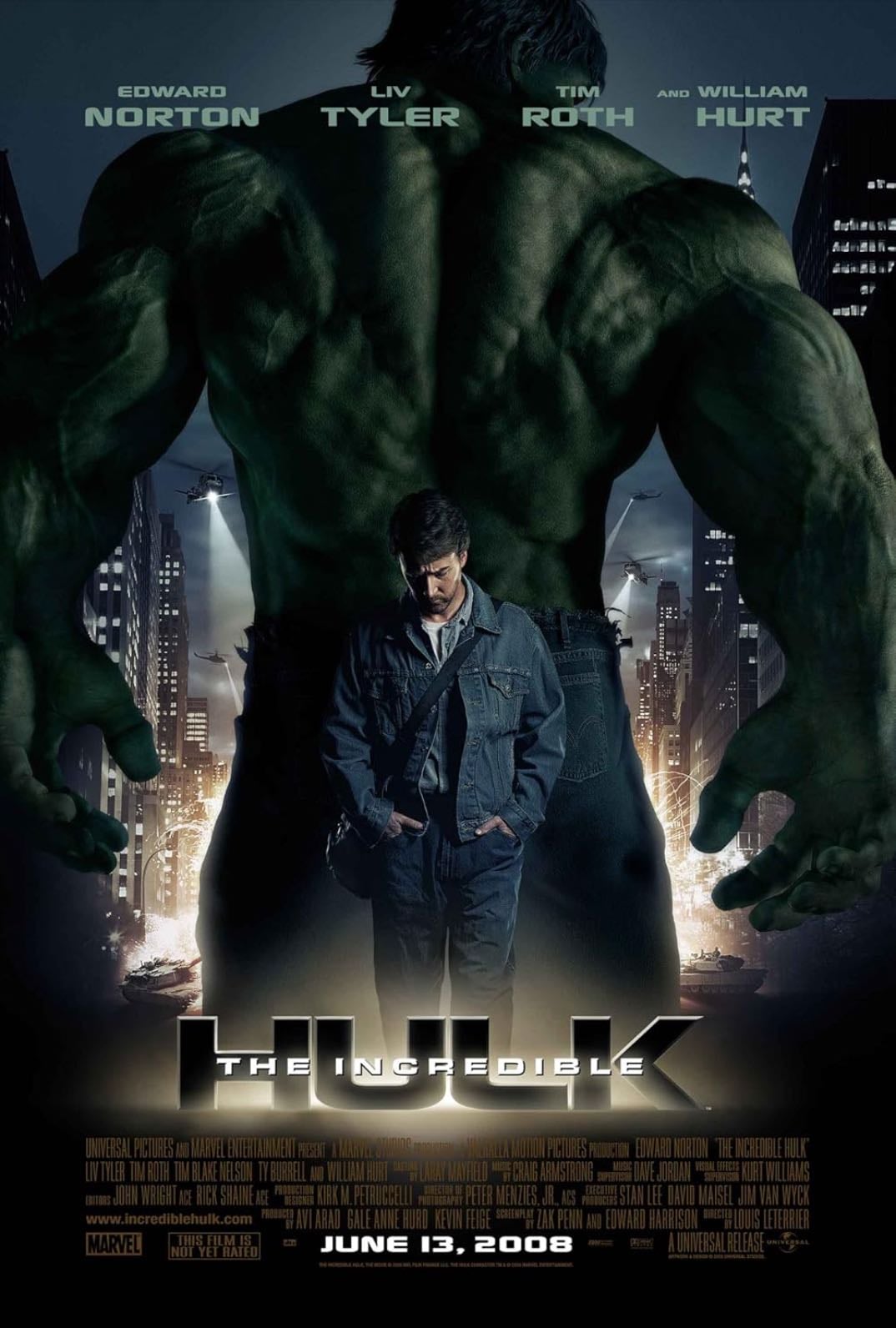 The Incredible Hulk - Louis Leterrier · 2008