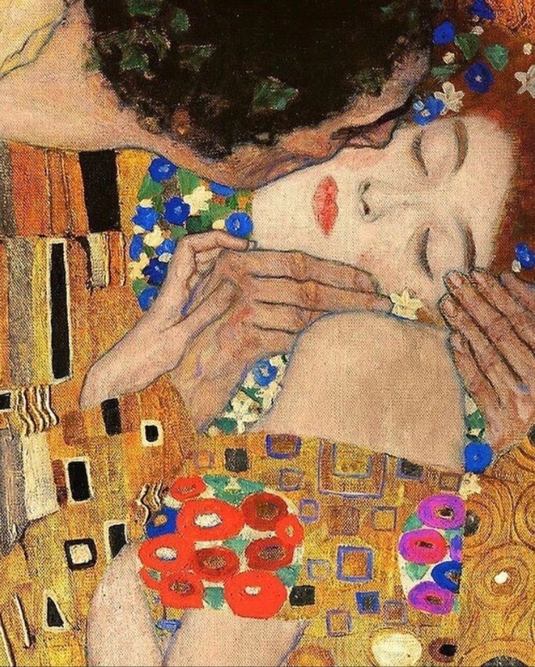 the kiss - gustav klimt - 1907