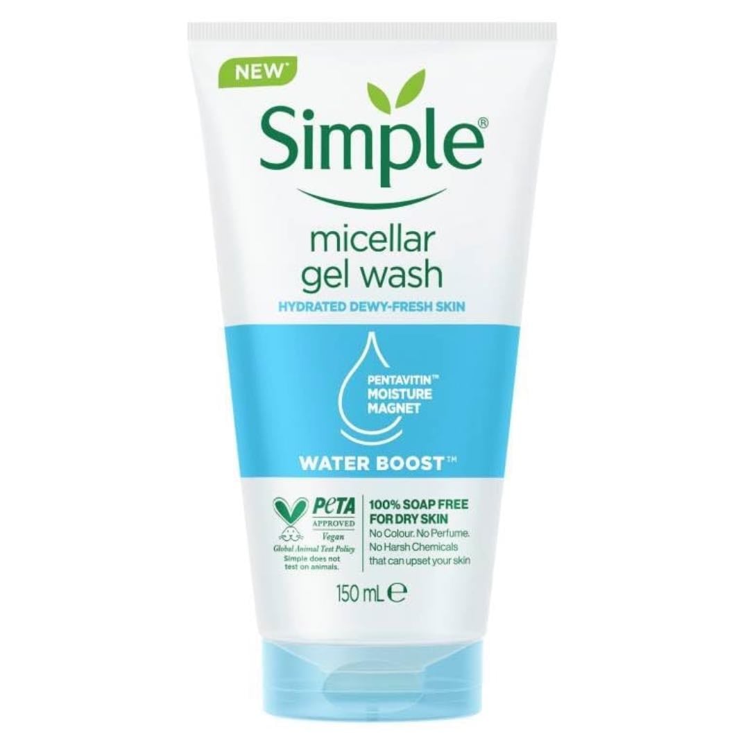 Simple – Gel de Limpieza Facial Micelar Water Boost