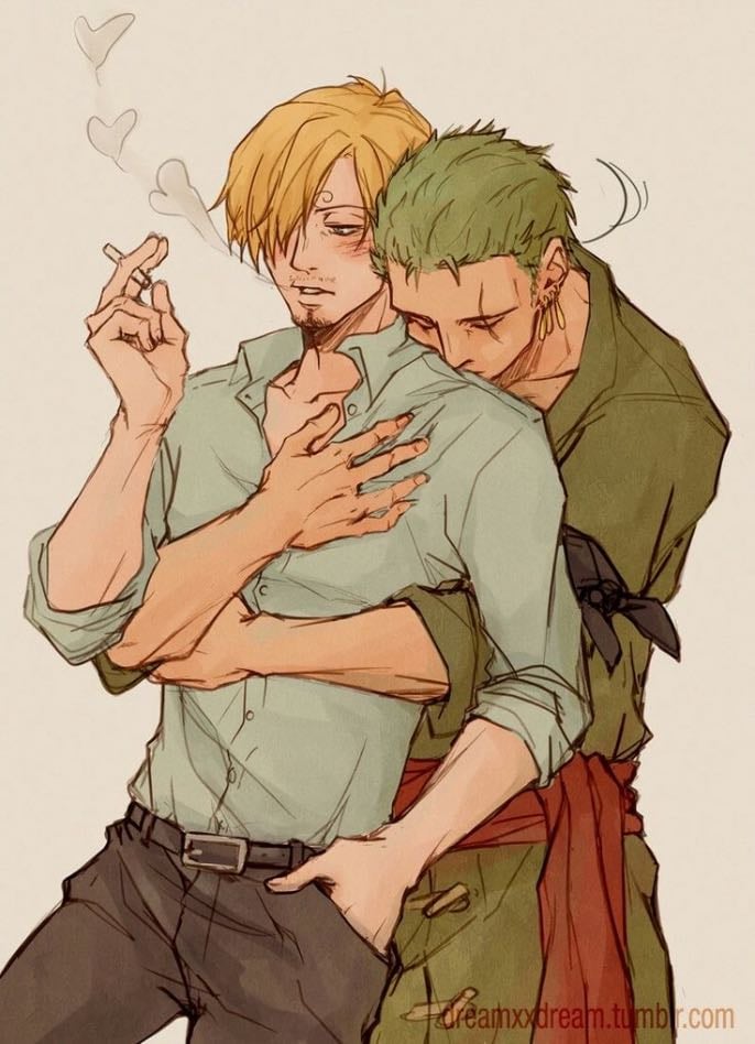 Ghost of a Chance - Sanji acaba morrendo e ficando preso ao Zoro como fantasma. (Mas tudo acaba bem no final)
Por: @sabershadowkat
Idioma: Inglês
Capítulos: 1/1
Palavras: 15,113