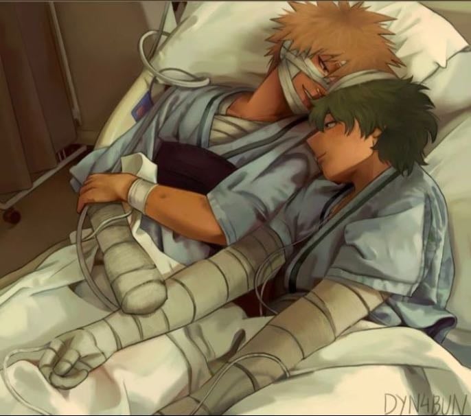 Deep Blue Dawn - Aquele em que Katsuki pensa que está morrendo, confessa seu último segredo embaraçoso a um Izuku muito perturbado, apenas para acordar muito vivo.
Merda. Katsuki realmente morreu duas vezes por isso?
Por: @sapphicflower
Idioma: Inglês
Capítulos: 1/1
Palavras: 5,986