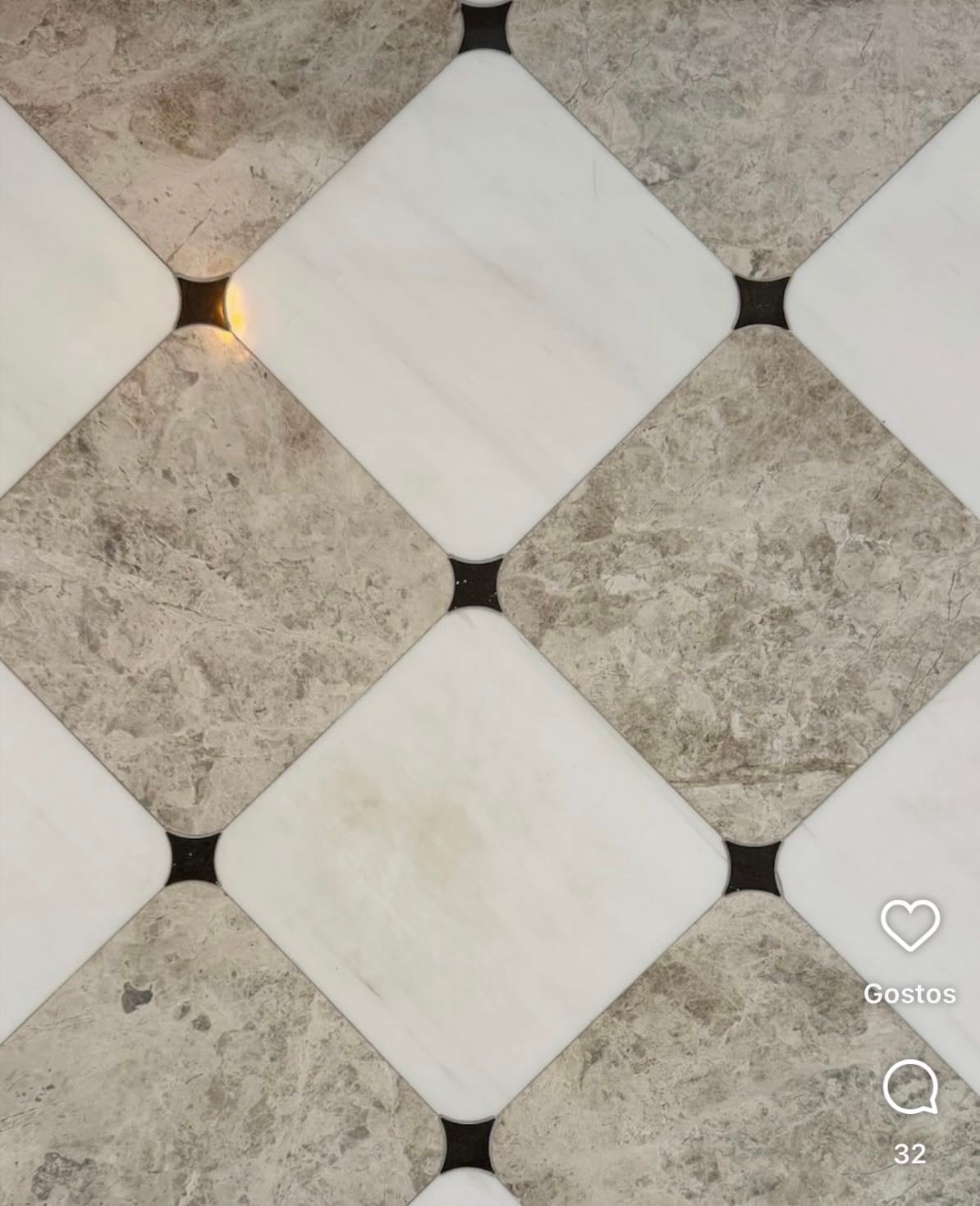 Checkerboard Tiles in the Kitchen