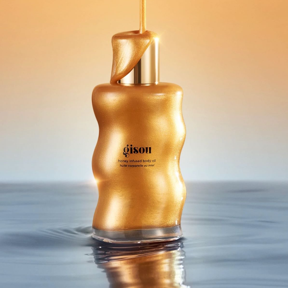 GISOU Honey Infused Body Oil - in Shimmer Glow
