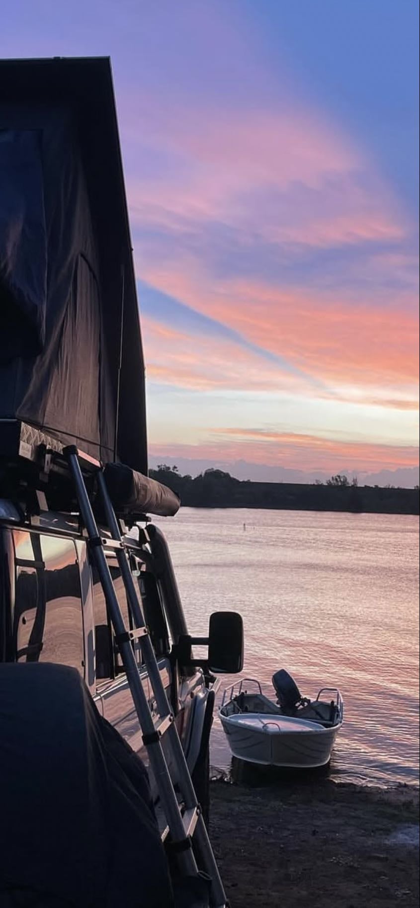 pôr do sol& nascer do sol, todos os dias de viagem