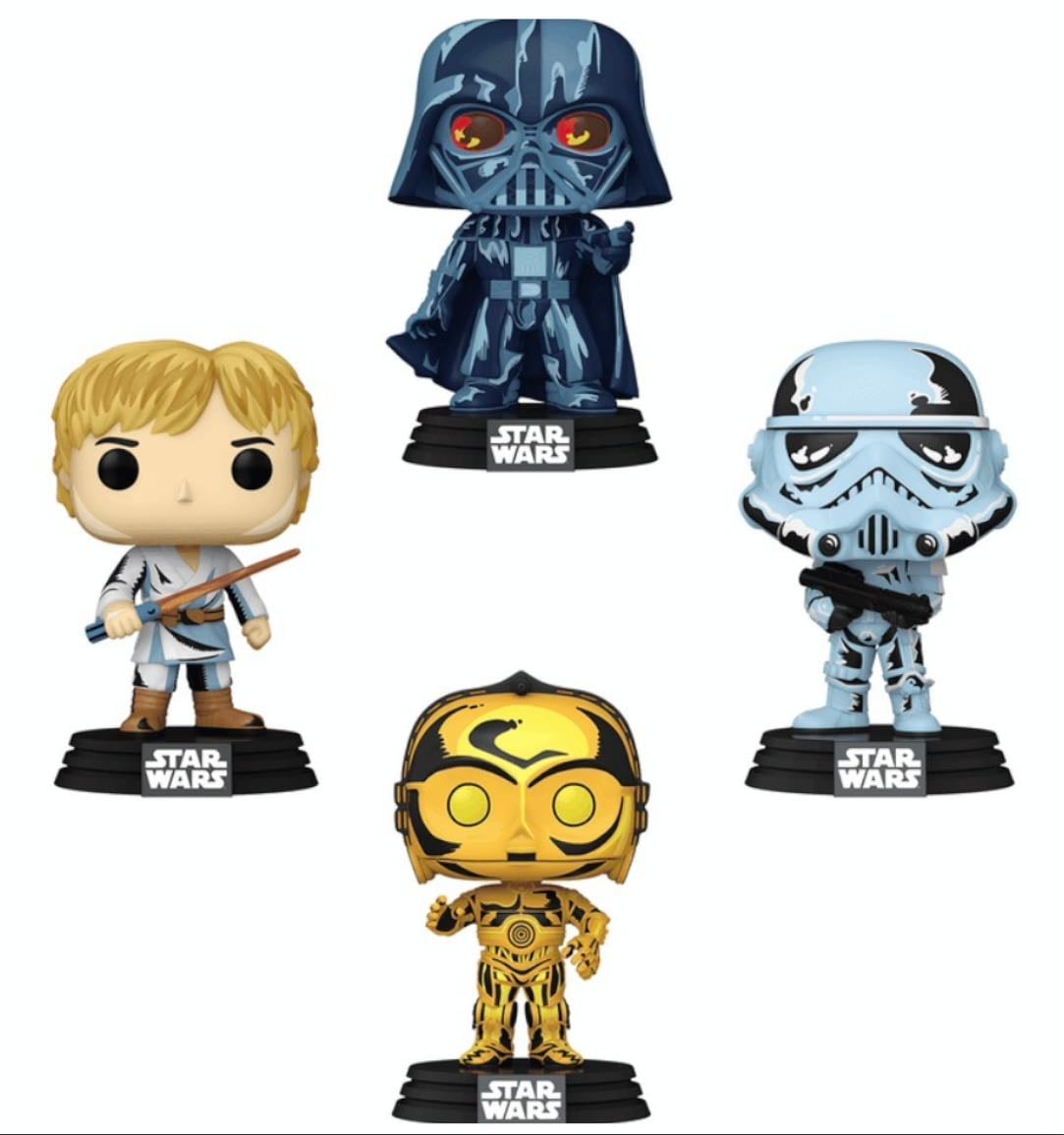 Darth Vader/ Luke Skywalker/ C-3PO/ StormTrooper