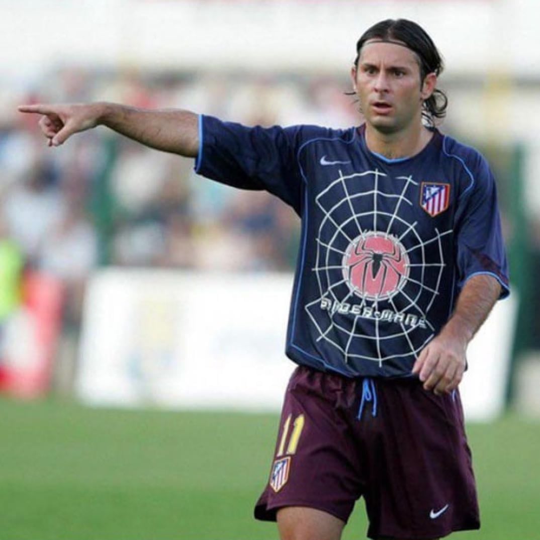 2004-2005 atletico madrid x spider-man jersey