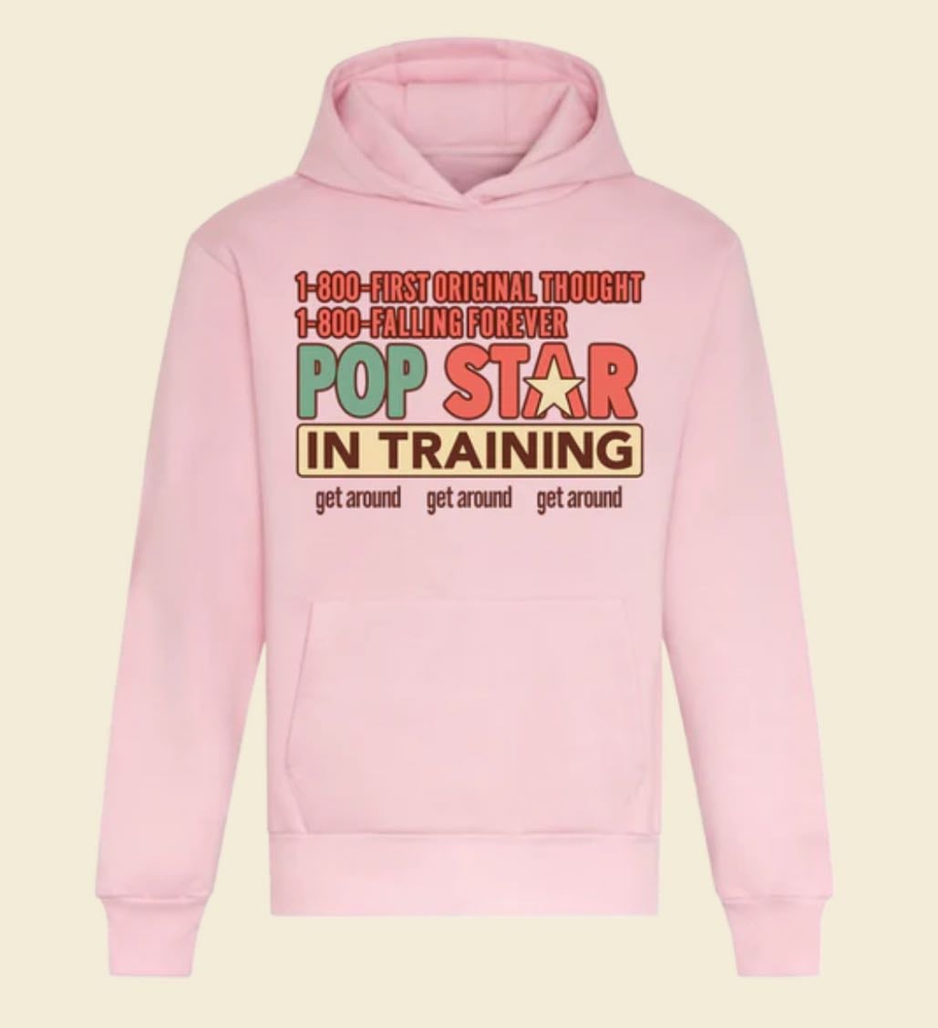 Alessi rose London pop up merch hoodie