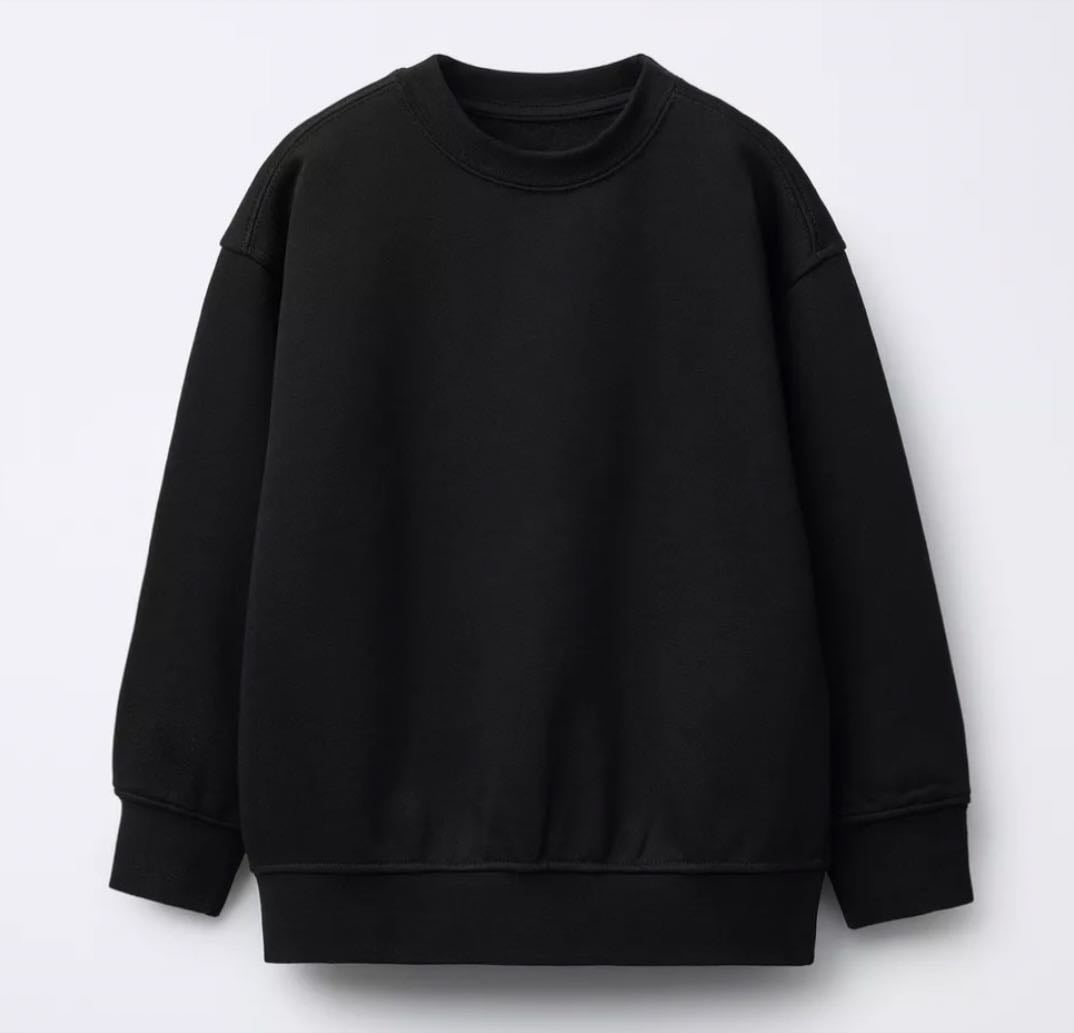 Moletom liso preto