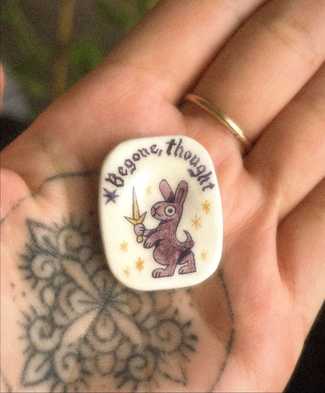 Begone!! Worry Stone - Grymuary